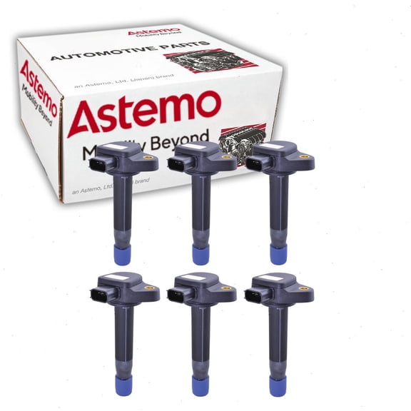 6 pc Hitachi IGC0055 Ignition Coils for 30520-RCA-A01 30520-RCA-A02 30520-RCA-S01 C1462 Spark Plug Wire Boot Fits select: 2006-2007 HONDA ODYSSEY EXL, 2004-2007 HONDA ACCORD EX