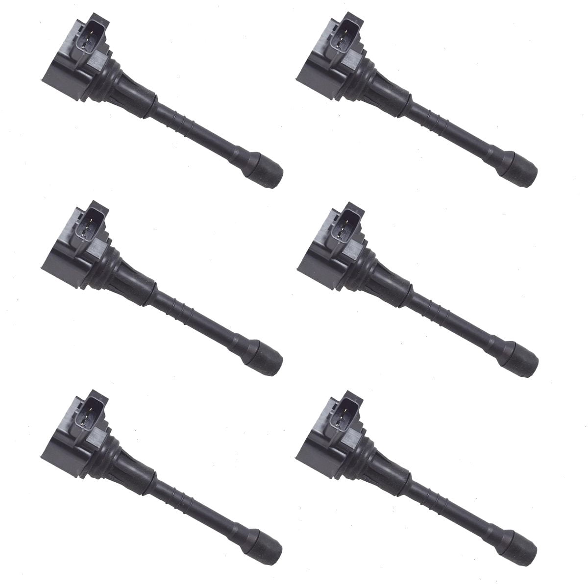 6 pc Hitachi IGC0082 Ignition Coils for 22448-1LA0A Spark Plug Wire ...