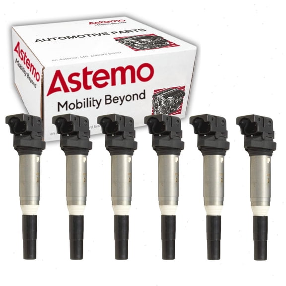 6 pc Hitachi Ignition Coils compatible with BMW 323i 2.5L L6 2006-2011