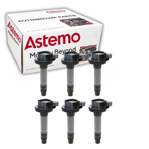 6 pc Hitachi Ignition Coils compatible with Ford Flex 3.5L V6 2019