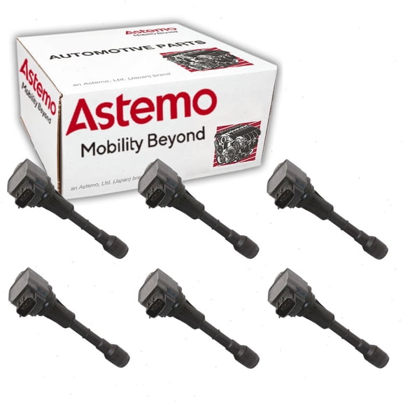 6 pc Hitachi Ignition Coils compatible with INFINITI G37 3.7L V6 2008-2013