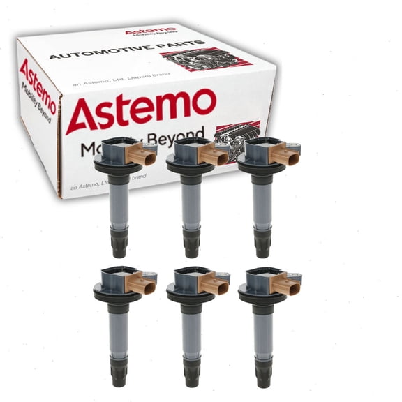 6 pc Hitachi Ignition Coils compatible with Lincoln Navigator 3.5L V6 2015-2017