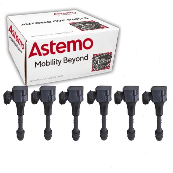 6 pc Hitachi Ignition Coils compatible with Nissan Frontier 4.0L V6 2005-2019