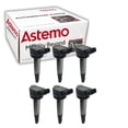 thumbnail image 1 of 6 pc Hitachi Ignition Coils compatible with Toyota Avalon 3.5L V6 2005-2018, 1 of 6
