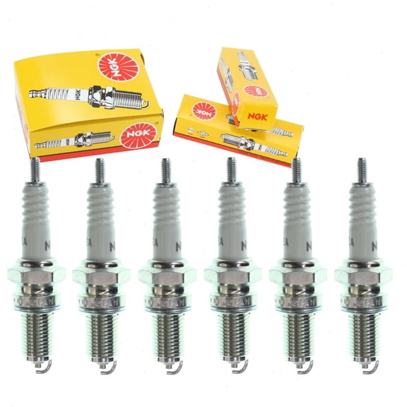 6 pc NGK 1068 Standard Spark Plugs for 4165 90793-20054 92070-1136 98069-56911 X20EP-U9 Ignition Wire Secondary