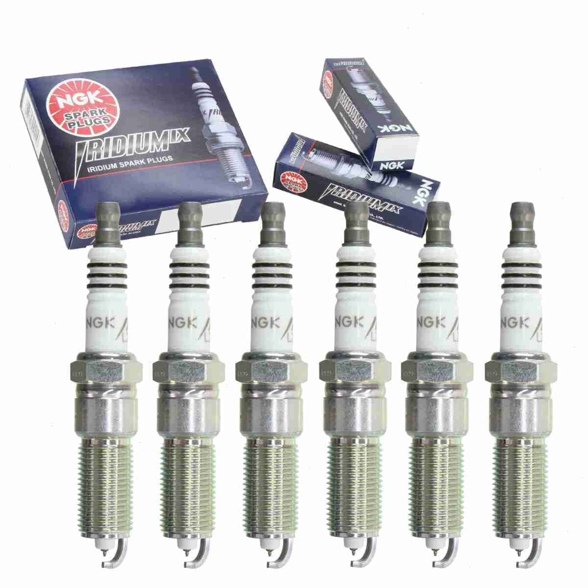 6 pc NGK 2314 Iridium IX Spark Plugs for 4481 4717 5349 9403 9403-2 9440 9661 9667 HR8SII330V HR8TII3302V ITL16 ITL16TT XP5263 XP5263DP2 XP5426 XP5426DP2 Ignition Wire Secondary