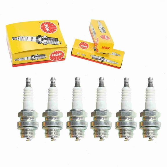 6 pc NGK 2910 Standard Spark Plugs for 10202-6771-6 2697 2775 3035 3116 375 376 377 378 386 5002 502 5088 509 514 515 516 523 526 541 549 555 564 625 7548 7549 991-1339-2361-00 B6 B6W B8 B8X B9 BR8