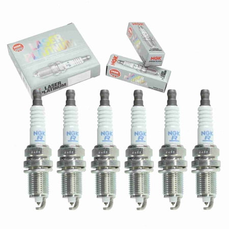6 pc NGK 3271 Laser Platinum Spark Plugs for 3173 3247 41-806 7318 7436 7712 8112 955 955M 955S 98079-5614N APP5224 APP5224DP2 K6RT3PP-11 PKJ20CR-11 PKJ20CR-L11 PKJ20CR-M11 PKJ20CR8 RC10PLPB4