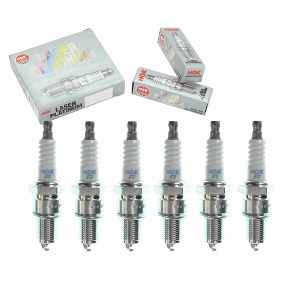 6 pc NGK 3573 Laser Platinum Spark Plugs for 1765198 22401-27T65 3114 3239 3270 4306 4307 4501 4708 5-86103389 5-86103389-0 7332 7332-2 IW16TT MS851301 P16PR11 P16PR8 P16R13 PW16TT RN10PYP4 WGR8DDP