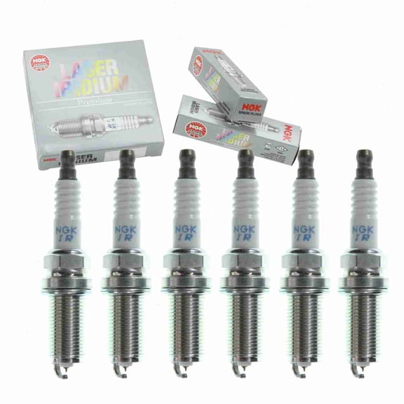 6 pc NGK 373 Laser Iridium Spark Plugs for 22041AA760 22401AA760 22401AA761 4506 4704 IKH20TT PKH20TT Ignition Wire Secondary Fits select: 2010-2012 SUBARU LEGACY
