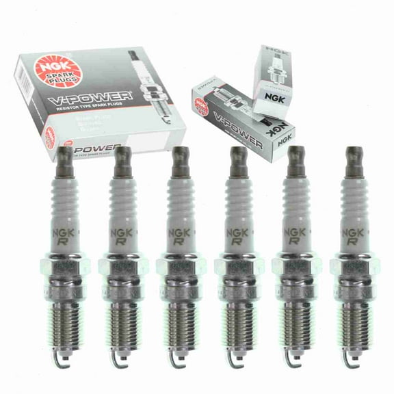 6 pc NGK 3951 V-Power Spark Plugs for 103 104 13 13C2 13S 1765268 1835108T 1835300T 1835318T 1835948T 1835974T 241-606 2R44LTS6 2R45LTS6 4013 41-600 41-601 41-606 4983 5023 5033 526 5613869 5614283