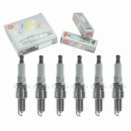 6 pc NGK 3971 Laser Platinum Spark Plugs for 1765156 3004 4501 4708 7405 90919-01116 90919-01116-000 90919-01144 APP64 APP64DP2 F5RTPP-11 IW16TT P16R PW16TT Ignition Wire Secondary