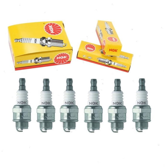 6 pc NGK 4000 Standard Spark Plugs for Ignition Wire Secondary