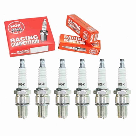 6 pc NGK 4074 Racing Spark Plugs for AR2593 AR2594 AR51 Ignition Wire Secondary