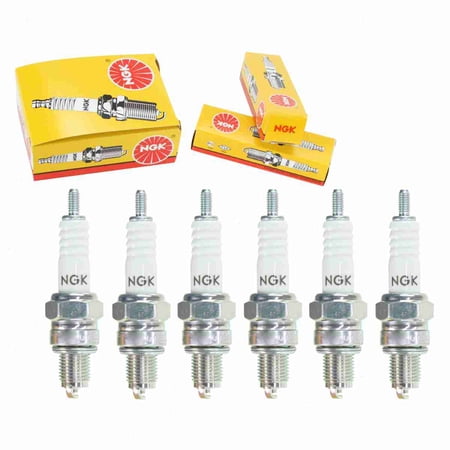 6 pc NGK 4629 Standard Spark Plugs for 2795 4006 4193 92070-1107 94700-00835-00-IV 94701-00254 94703-00254 98056-57713 98056-57713-0A 99000-69571 A7C CU7N P-Z7HC PV2 S102F U22FS U22FS-U Z8 Ignition