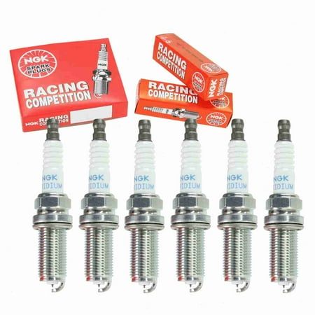 6 pc NGK 4654 Racing Spark Plugs for 5347 IKH27 Ignition Wire Secondary