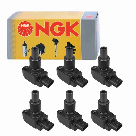 6 pc NGK 48702 Ignition Coils for 1415171 178-8396 2505-307918 36-8160 E1000 E1001 GN10508 IC581 IGC0089 N3H1 18 100B N3H1-18-100 N3H1-18-100-9U N3H1-18-1009U N3H1-18-100A N3H1-18-100A-9U