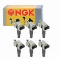 thumbnail image 1 of 6 pc NGK 48706 Ignition Coils for 1415163 1415163D 1415164 178-8392 178-8450 22433-AA460 22433-AA480 22433-AA540 22433-AA541 22433-AA542 22433-AA640 2505-304357 36-8144 E1008 E1067 GN10484 IC588, 1 of 3