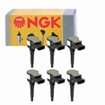 thumbnail image 1 of 6 pc NGK 48876 Ignition Coils for 156 150 03 80 1561500380 178-8453 E1109 GN10232 IC711 UF-609 UF609 Spark Plug Wire Boot Fits select: 2008-2010 MERCEDES-BENZ S, 2009-2015 MERCEDES-BENZ C, 1 of 3