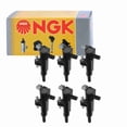 thumbnail image 1 of 6 pc NGK 48937 Ignition Coils for 2505-484784 36-8189 5149049AB 921-2112 E1101 GN10458 IC691 UF-601 UF601 Spark Plug Wire Boot Fits select: 2008-2012 DODGE RAM 1500, 2013 RAM 1500, 1 of 3