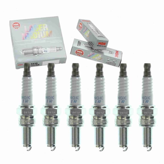 6 pc NGK 4948 Laser Iridium Spark Plugs for 09482-00584 Ignition Wire Secondary