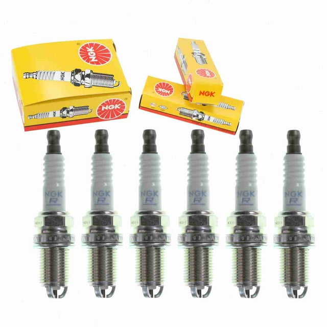 6 pc NGK 5496 Standard Spark Plugs for 101 000 033 AB 5069 F6LTCR K22PB Ignition Wire Secondary Fits select: 1987 VOLKSWAGEN GTI, 1987-1989 VOLKSWAGEN JETTA