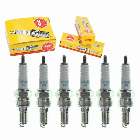 6 pc NGK 5666 Standard Spark Plugs for 4127 98059-58916 B8RH RGU94C U24FER9 Ignition Wire Secondary