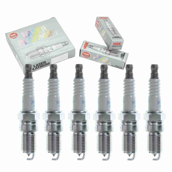 6 pc NGK 5809 Laser Platinum Spark Plugs for 30731878 30777349 4512 4714 5092 5M5G-12405-AA IT20TT PT16EPR13 PT20TT Ignition Wire Secondary