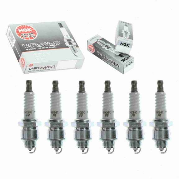 6 pc NGK 5858 V-Power Spark Plugs for 138 1835288T 4036 4236 437 58 58CC 58S 6020 6021 63 63CC 7516 7519 7520 77 7916 7919 7920 86 86BP 87 A82 AR52 AR5S AR82 AS52C AS8 R44S R45S R46S R47S RJ14YC