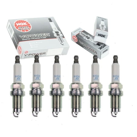 6 pc NGK 5960 V-Power Spark Plugs for 101 905 617 C Ignition Wire Secondary