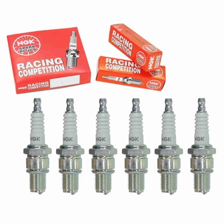 6 pc NGK 5962 Racing Spark Plugs for AR2592 AR50 N59DR Ignition Wire Secondary