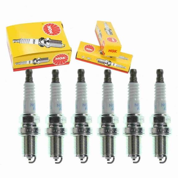 6 pc NGK 6130 Standard Spark Plugs for .K5RTC .K5TC 04886215 1765222 22401-12E15 22401-19V65 3137 4886215 77-303 BUJ00020 F9DCO K5RTC K5TC Q16PR-U Ignition Wire Secondary