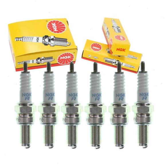 6 pc NGK 6264 Standard Spark Plugs for 09482-00460 4187 U31ESRN Ignition Wire Secondary