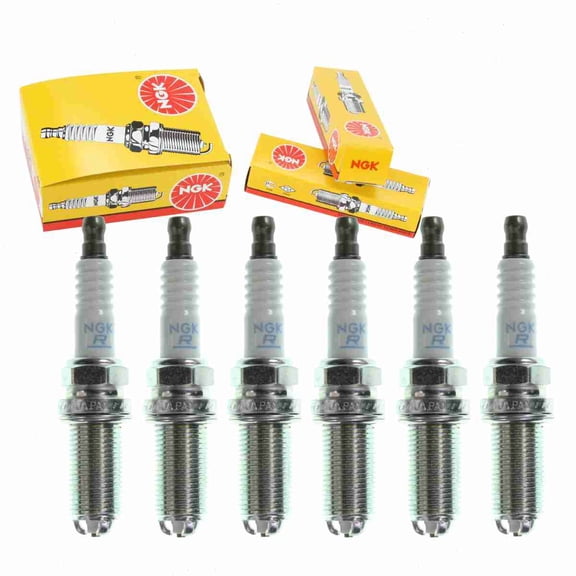 6 pc NGK 6490 Standard Spark Plugs for 30637385 30650843 Ignition Wire Secondary