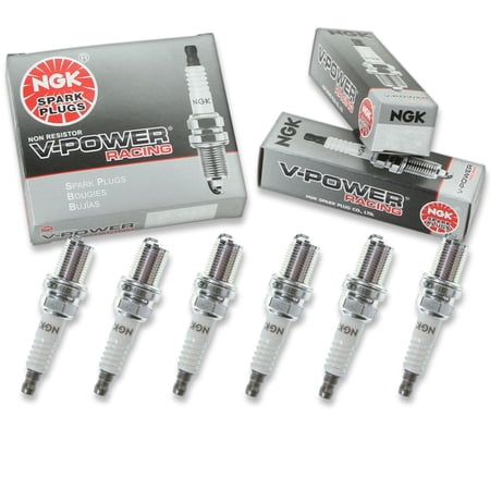 6 pc NGK 6596 V-Power Racing Spark Plugs for 2611 293 3931 C53 C53C C53CX Ignition Wire Secondary