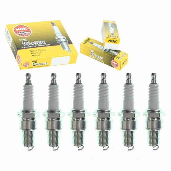 6 pc NGK 7082 G-Power Spark Plugs for 25164642 3031 3322 3405 4 41-827 4501 4502 4708 6736 AP2744 AP64 AP65 AP65DP2 AP66 APP646 APP65 APP66 IW16TT PW16TT PW20TT RN14PMC RN14PMC5 WGR9DQP Ignition Wire