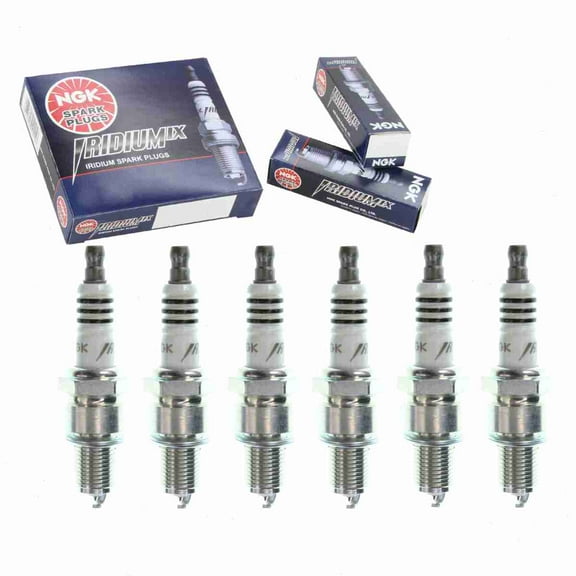 6 pc NGK 7214 Iridium IX Spark Plugs for 4478 IW16 Ignition Wire Secondary Fits select: 1970 CHEVROLET NOVA, 1970 CHEVROLET EL CAMINO