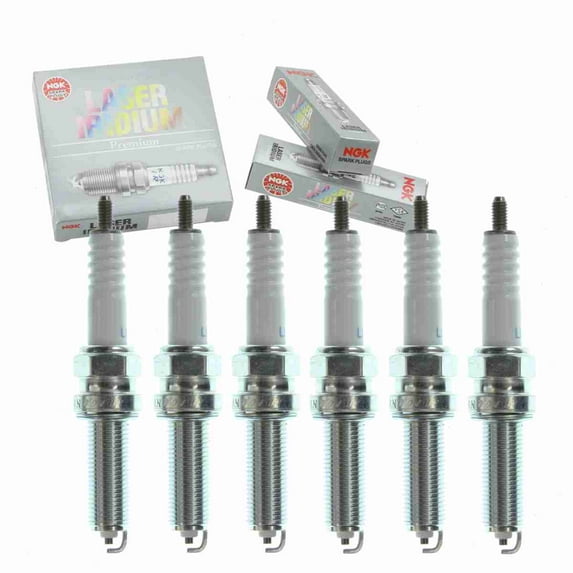 6 pc NGK 7764 Laser Iridium Spark Plugs for 31910-MEN-A31 Ignition Wire Secondary
