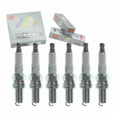 6 pc NGK 7795 Laser Iridium Spark Plugs for 12 12 7 699 116 12 12 7 728 635 YR5DDE Ignition Wire Secondary