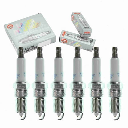 6 pc NGK 7862 Laser Platinum Spark Plugs for 12563707 12565753 41-932 41-952 41-974 41-983 4511 4713 5077 8117 HGR9LQP0 HR9LPP33X IT16TT PT16TT PTJ16R15 Ignition Wire Secondary