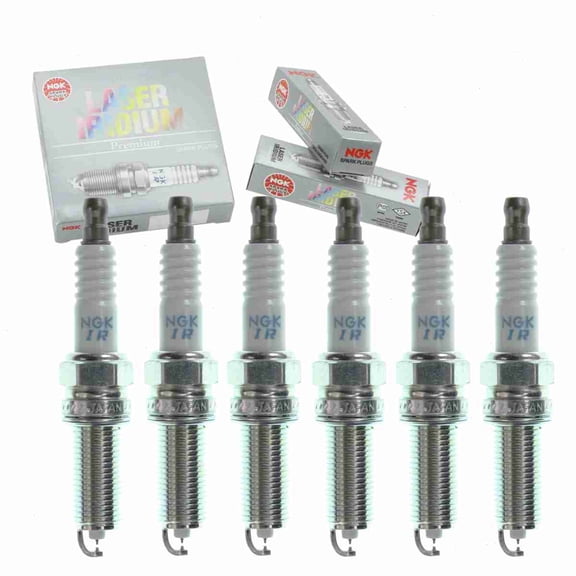 6 pc NGK 91448 Laser Iridium Spark Plugs for 1822A079 Ignition Wire Secondary Fits select: 2011-2015 MITSUBISHI LANCER EVOLUTION GSR