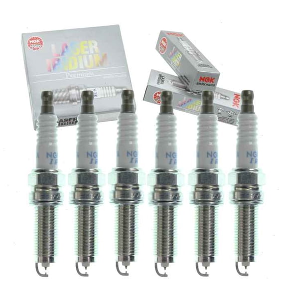 6 pc NGK 92924 Laser Iridium Spark Plugs for 12290-R71 -L010-M1 12290-R71-L01 12290R71L010M1 Ignition Wire Secondary Fits select: 2011-2017 HONDA ODYSSEY, 2014-2015 HONDA PILOT