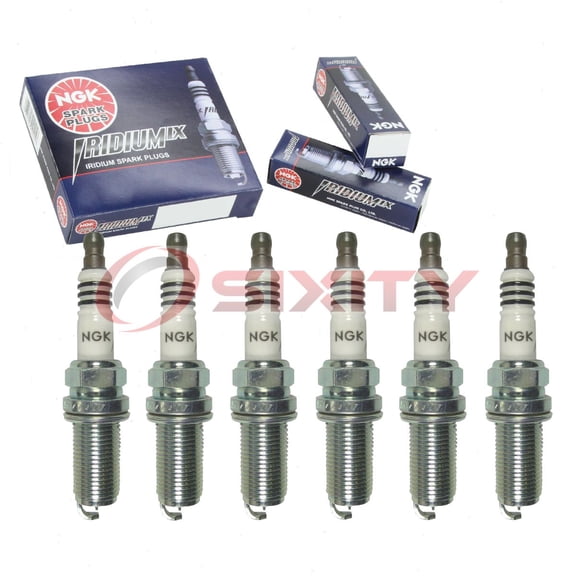 6 pc NGK 93893 Iridium IX Spark Plugs for Ignition Wire Secondary
