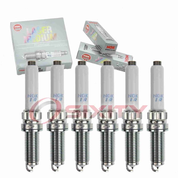 6 pc NGK 94201 Laser Iridium Spark Plugs for 0 040 552 12 12 0 041 666 Ignition Wire Secondary