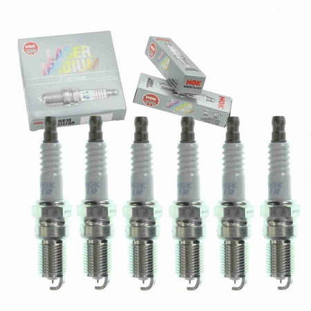 6 pc NGK 97287 Laser Iridium Spark Plugs for 1L5G-12405-CA 41-810 4504 4511 4713 5087 7304 7304-2 7420 9605 9606 9608 AGSF22FM1 AGSF22WM AGSF32Y-PC AGSF32YPC AGSF32YR CT1E 12405 AA CT1E-12405-AA