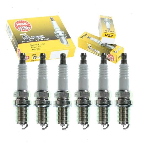 6 pc NGK G-Power Spark Plugs compatible with Kia Optima 2.5L 2.7L V6 2001-2006