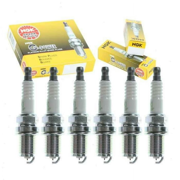 6 pc NGK G-Power Spark Plugs compatible with Toyota Camry 3.0L 3.3L V6 1994-2006