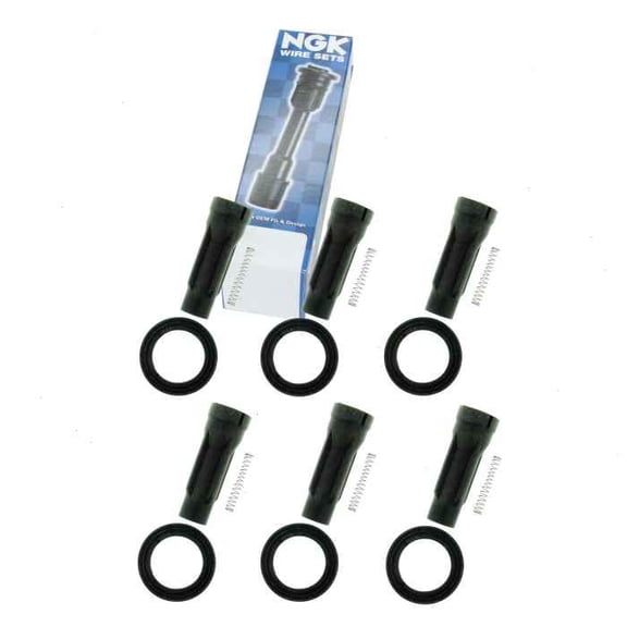 6 pc NGK Ignition Coil Boots compatible with Toyota Camry 3.5L V6 2007-2014