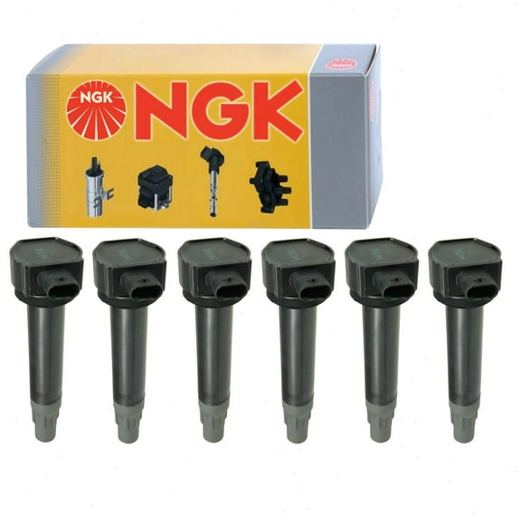 6 pc NGK Ignition Coils compatible with Dodge Journey 3.5L V6 2009-2010
