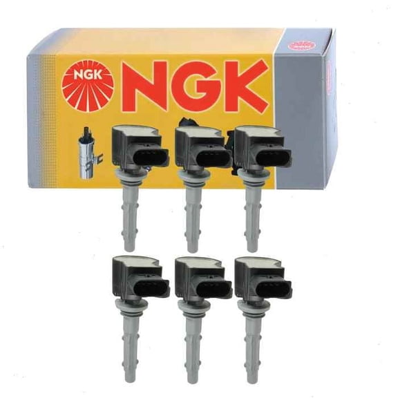 6 pc NGK Ignition Coils compatible with Dodge Sprinter 2500 3.5L V6 2007-2008